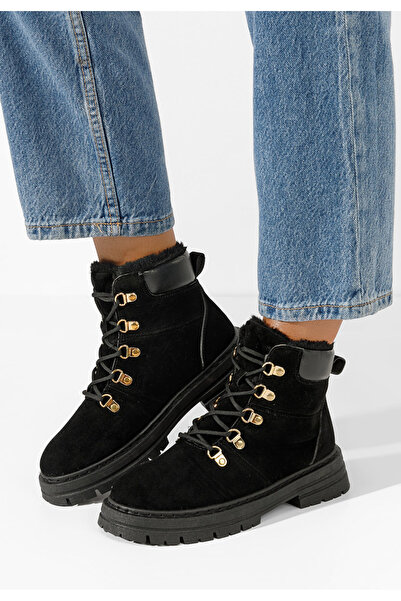 B T Shoes Bocanci dama Lunesa negri