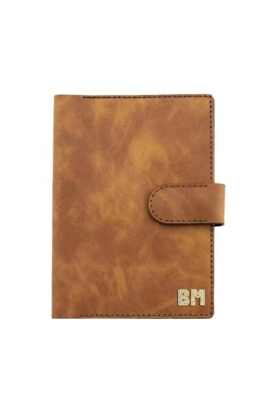 twingold A5 Notebook and Agenda Cover - 100% Rainbow Leather - Ko10001 - Camel