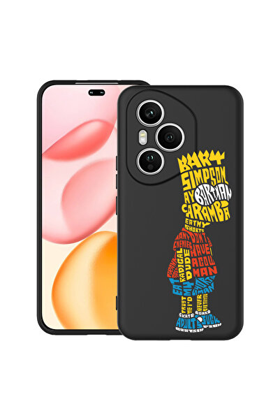 bestcase Carcasă antișoc pentru Honor 400 Pro cu design caligrafic Bart Simps...