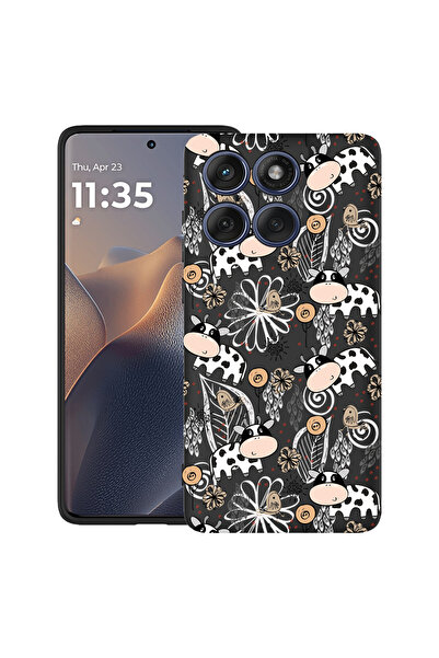 bestcase Carcasă antișoc pentru Motorola Edge 60 Pro cu design model vacă, 2043681 B 1434