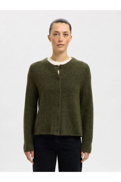 Selected Femme Strickjacke Wollmix