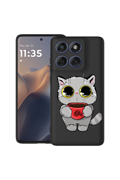bestcase Carcasă antișoc pentru Motorola Edge 60 Pro cu design Sweet Cat, 204...