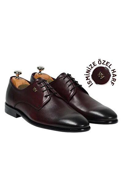 twingold Antique Leather Lace-Up Leather Men's Shoes - Twgb001