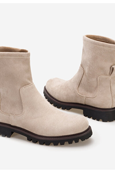 B T Shoes Γυναικεία μποτάκια Javana μπεζ