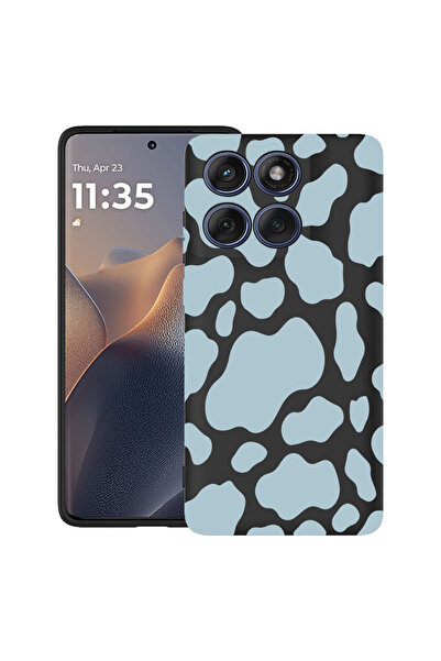 bestcase Carcasă ultra subțire TPU Mat pentru Poco X6 5G, culoarea vacii alba...