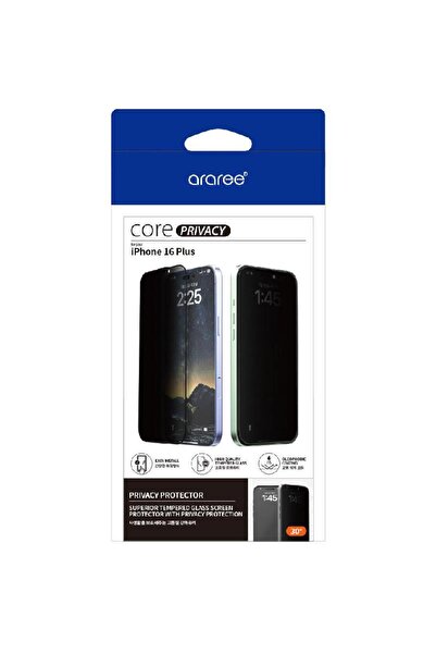 Araree Core Privacy 9H Hardness Tempered Glass Smartphone Screen Protector