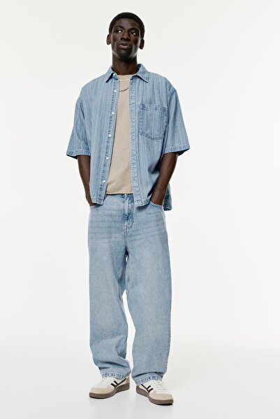 Pull & Bear Bol paça kot pantolon