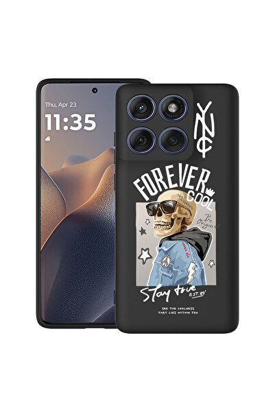 bestcase Carcasă antișoc pentru Motorola Edge 60 Pro cu design Forever Cool Skeleton, 2043681 B 935