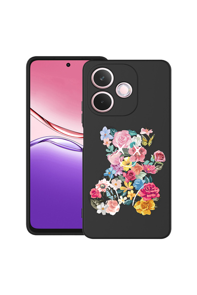 bestcase Carcasă antișoc pentru OPPO A5 Pro 5G cu design ursuleț de pluș în c...