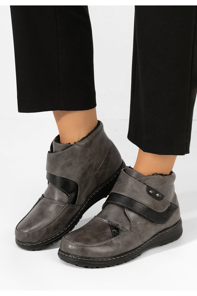 B T Shoes Women's boots Tristine gray