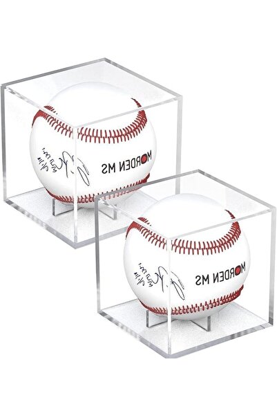 Slasa حافظة عرض بيسبول (3.15 بوصة) - مكعب أكريليك شفاف مقاوم للأشعة فوق البنف...