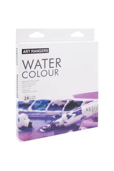 art rangers مجموعة ألوان أساسية لألوان مائية للأعمال الفنية الإبداعية