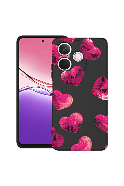 bestcase Carcasă antișoc pentru OPPO A5 Pro 5G cu design în formă de inimă, 2...