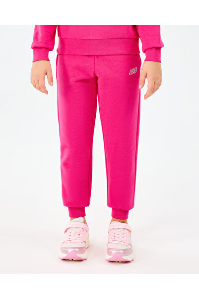 SKECHERS G Essentials Sweatpant Büyük Kız Çocuk Neonpink Eşofman Altı SK2520006-3586