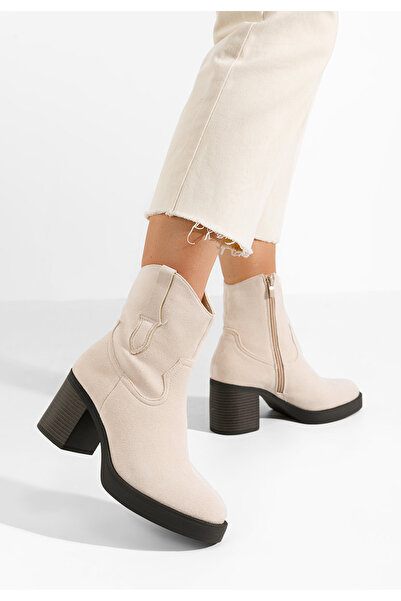 B T Shoes Béžové kotníková obuv Jordyna