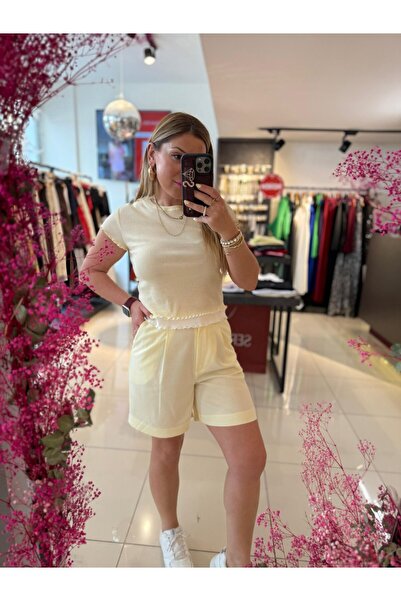 Serpirella Butik City Boy Fabric Shorts