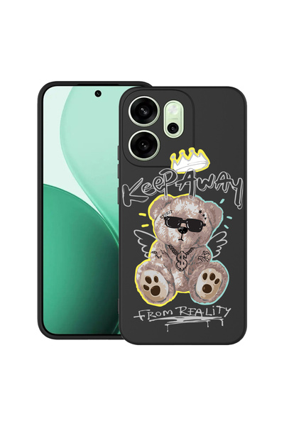 bestcase Carcasă antișoc pentru OPPO Reno13 FS / Reno13 F cu design ursuleț d...