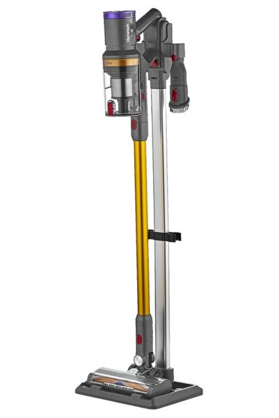 Hometech HT-20 Şarjlı Dikey Süpürge - Gold