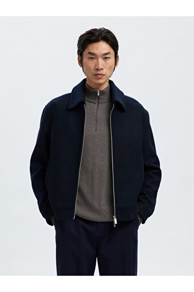 Selected Homme Kurzjacke Wollmix