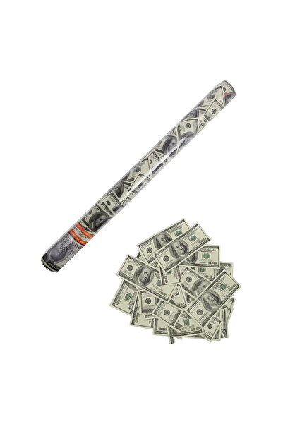 Teo Confetti Tube, , Money, 60x5 cm, Assorted Dollar Confetti, Twist Release, Multico