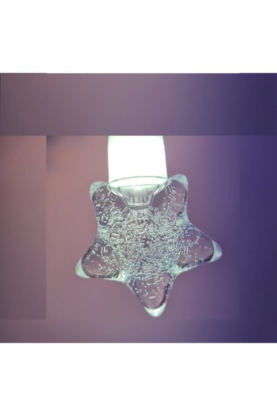 SDX Market Instalație liniară de Crăciun, 2,7 m, cu 10 LED-uri de cristal tip...