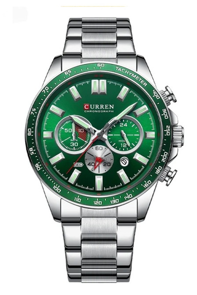 Curren 8418 Chrono Steel Band Men's Wristwatch