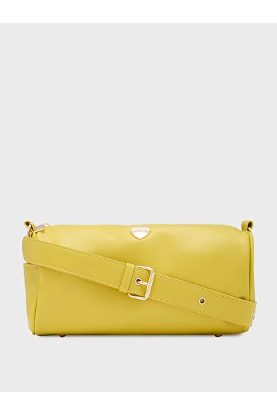Caprese حقيبة كروس أفا متوسطة الحجم باللون الليموني