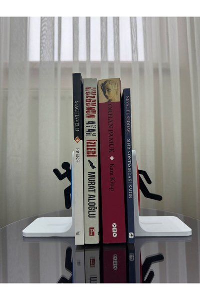 Generic Brand حامل كتب على شكل باب، ملحق رف كتب زخرفي ممتع، منظم رفوف