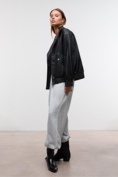Stradivarius Oversize Suni Deri Ceket