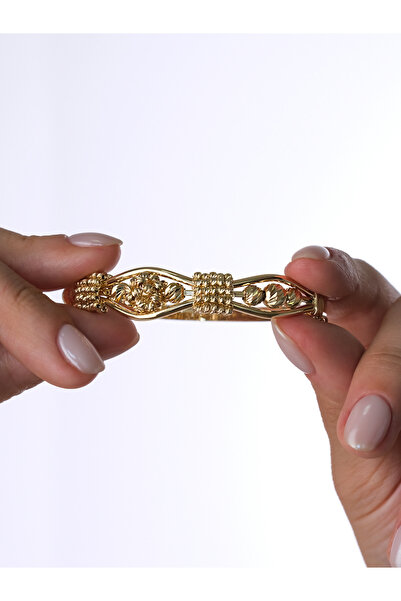 ÇAĞLAYAN KUYUMCULUK 14 Ayar Dorikalı Kelepçe Kadın Bilezik