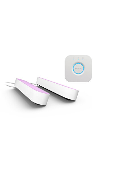 Philips Hue Beyaz ve Renkli Ambians Play Akıllı Çubuk Lamba İkili Paket ve Hu...