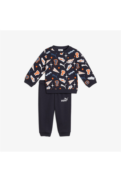 Puma Minicats Crew Çocuk Mavi Eşofman Takımı
