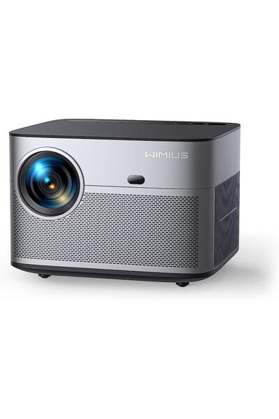 WiMiUS P64 Video Projector WiFi Bluetooth Full HD 1080P, 600 ANSI Lumens 4K Support WiFi-6