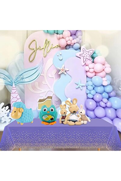 Flippy PEVA Tablecloth, Gold Polka Dot Print, 137 x 274 cm, Waterproof, Purple