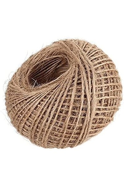 Wownect خيط جوت بطول ١٠٠ متر، خيط جوت طبيعي بسمك ٢ مم، مناسب للأعمال الفنية والحرفية، وتغليف الهدايا، فلوريس