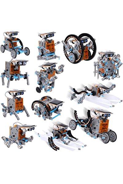 SOLTOY Kit constructie Solar Robot SOLTOY® 13 in 1, educational si distractiv pentru copii