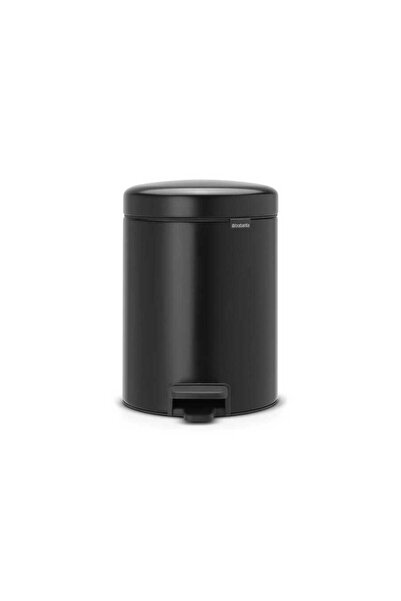Brabantia Trash Can, Pedal Type, Soft, 5Lt - Matte Black
