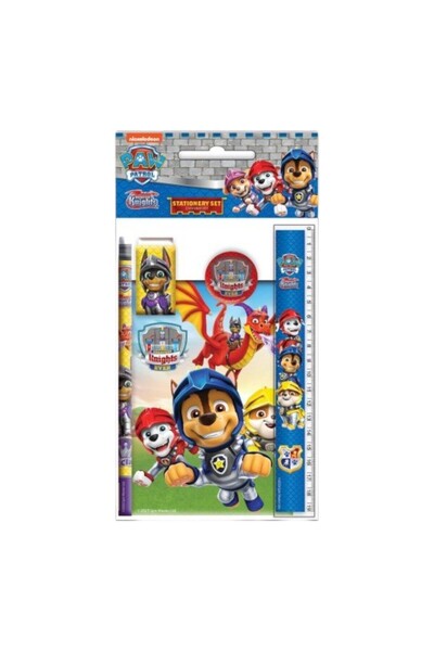 PAW PATROL Set 5 rechizite, Albastru, Paw Patrol Knights