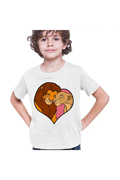 OEM Παιδικό μπλουζάκι για αγόρια Lion King Love