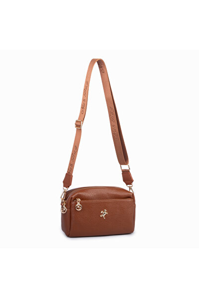 Nas Bag Üç Gözlü, Yumuşak Dokulu, Kadın Postacı Çanta (En:22 x Boy: 14)