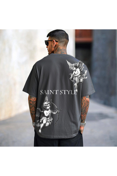 SaintStyle Oversized Angels CRC T-shirt