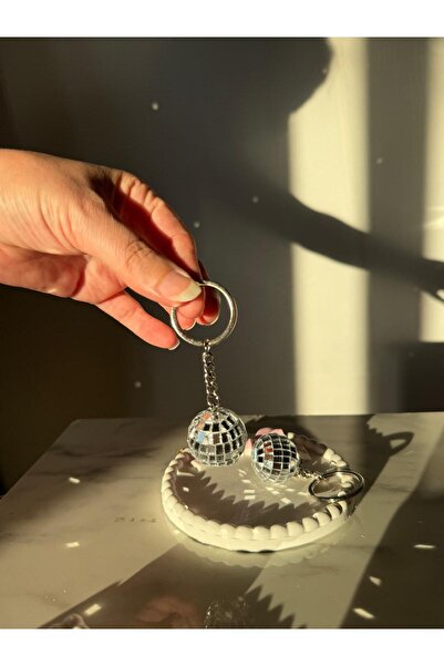 MUMELLA Disco Ball Keychain