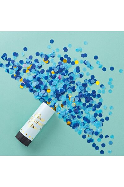 Flippy Конфети оръдие, Flippy, Най-добри пожелания 11 x 4 см, Хартия и фолио ...