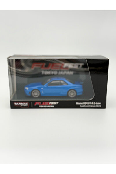 Tarmac Works 1/64 Nismo R34 GT-R Z-tune *FuelFest Tokyo*, blue