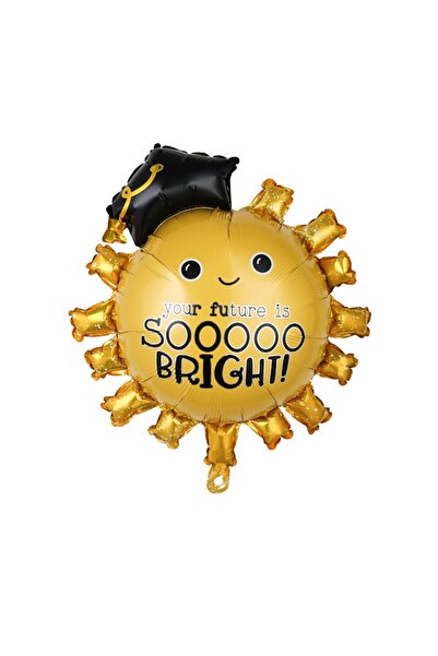 Flippy Set of 8 Metallic Foil and Latex Balloons, Flippy, 77x67cm, 45cm, 30cm, Graduation, Multicolor