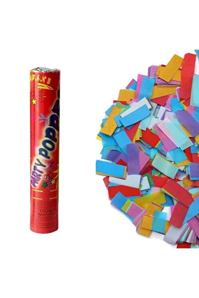 Flippy Σωλήνας κομφετί, Flippy, Χαρτί κομφετί για πάρτι, 40x5 εκ., Ποικιλία χ...