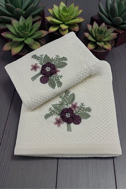 MORMENEKŞE HAVLU MORMENEKŞE ANALI KIZLI HAVLU TAKIMI 1 ADET 50X85 CM YÜZ HAVLUSU 1 ADET 30X50 CM EL HAVLUSU