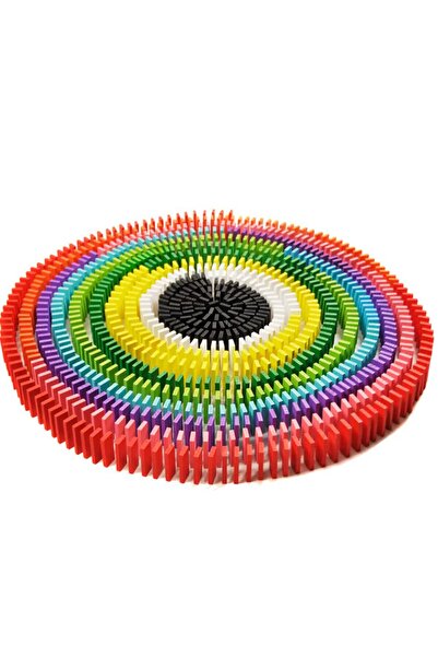 SDX Market Joc Domino din lemn, 1000 de piese, colorat