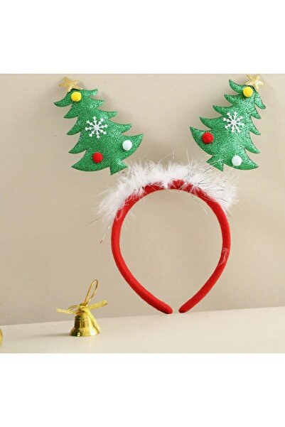 Flippy Decorative Headband, Christmas Theme, 12 x 25 cm, Christmas Tree Pattern, One Size, Multicolo