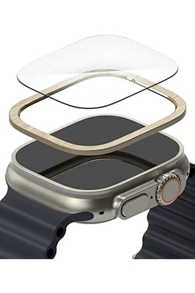 Ringke Apple Watch Ultra 2 / 1 Screen Protector 49mm) and Case |Bezel Styling & Glass- 49-05